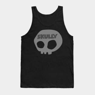 Skully skull design illustration Tank Top